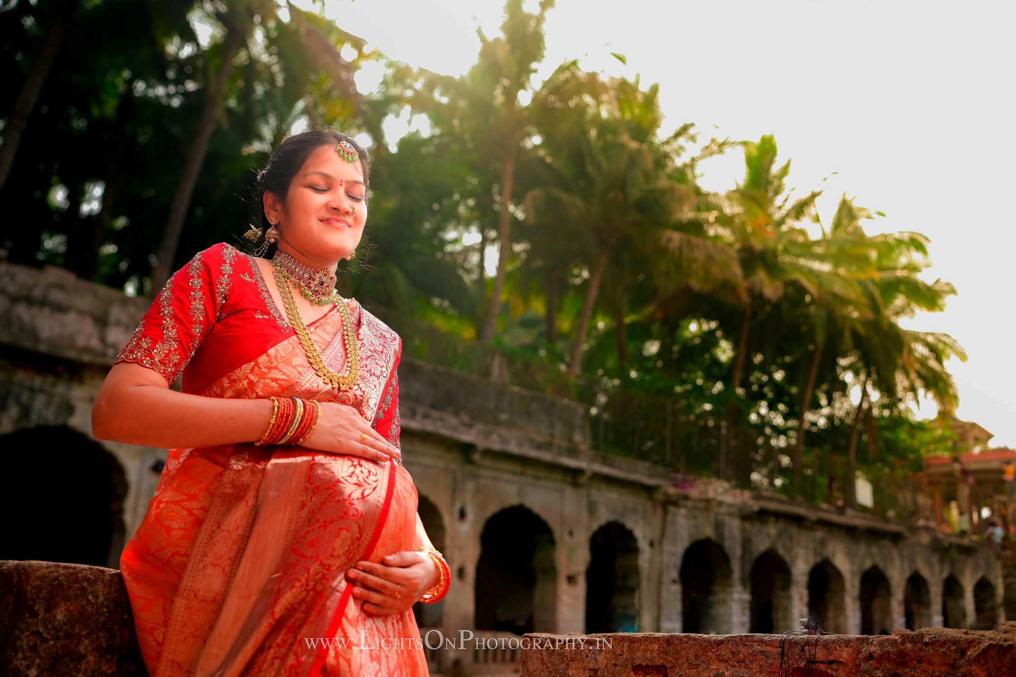 Serene Motherhood: A Baby Bump Photoshoot Embracing New Life